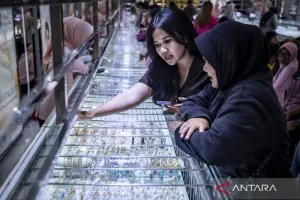 Harga Emas Antam pada Sabtu Pagi Turun Lagi, Kini ke Rp2,773 Juta/Gr