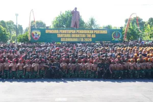 Sebanyak 1.407 Prajurit Tamtama Baru Kodam Udayana Resmi Dilantik di Buleleng