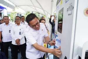 Mendag Budi Santoso Resmikan Uji Tera SPKLU demi Transaksi Adil