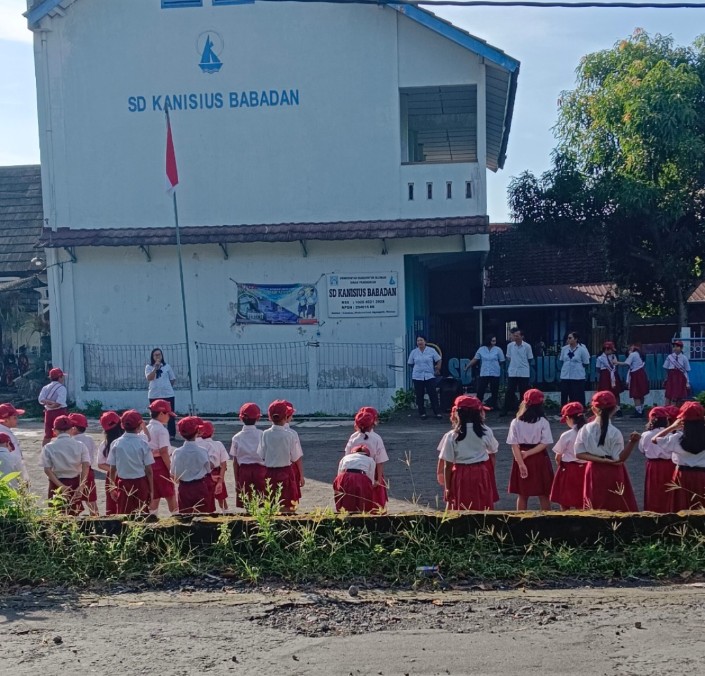 Upacara Terakhir SD Kanisius Babadan Sebelum Libur