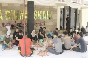 Polresta Banjarmasin Bagikan Daging Kurban Lewat 880 Kupon Khusus Idul Adha