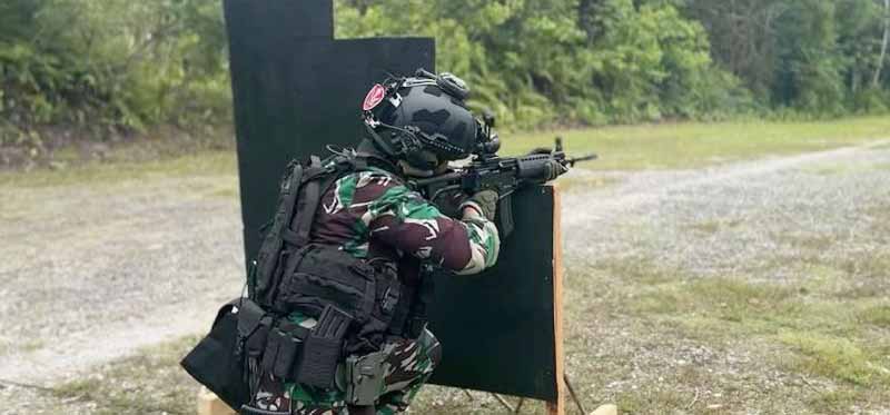 Korpasgat Asah Kemampuan Menembak Reaksi Cepat, Pertajam Kemampuan Tempur Prajurit 