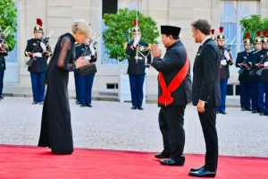 Presiden Prabowo Hadiri Jamuan Santap Malam Kenegaraan di Istana Elysee Paris