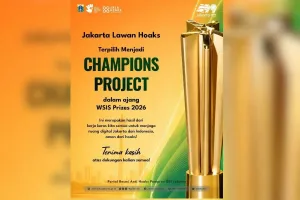 Jalahoaks DKI Jakarta Raih Predikat 'Champion Project WSIS Prizes 2026'
