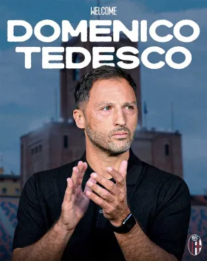 Domenico Tedesco Resmi Diumumkan Sebagai Pelatih Baru Bologna