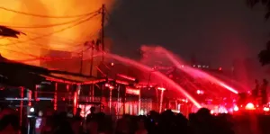 Kebakaran Kemayoran, 200 Personel Polisi Bantu Evakuasi Korban 