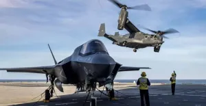 Marinir AS Berlatih untuk Serangan Udara Perkotaan dengan F-35 dan MV-22B Osprey Persiapan Konflik dengan Tiongkok
