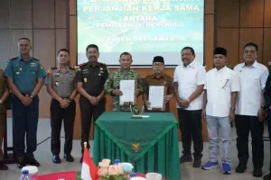 Pemprov Bengkulu Gandeng TNI, Program Gotong Royong Digenjot untuk Perkuat Ekonomi dan Infrastruktur