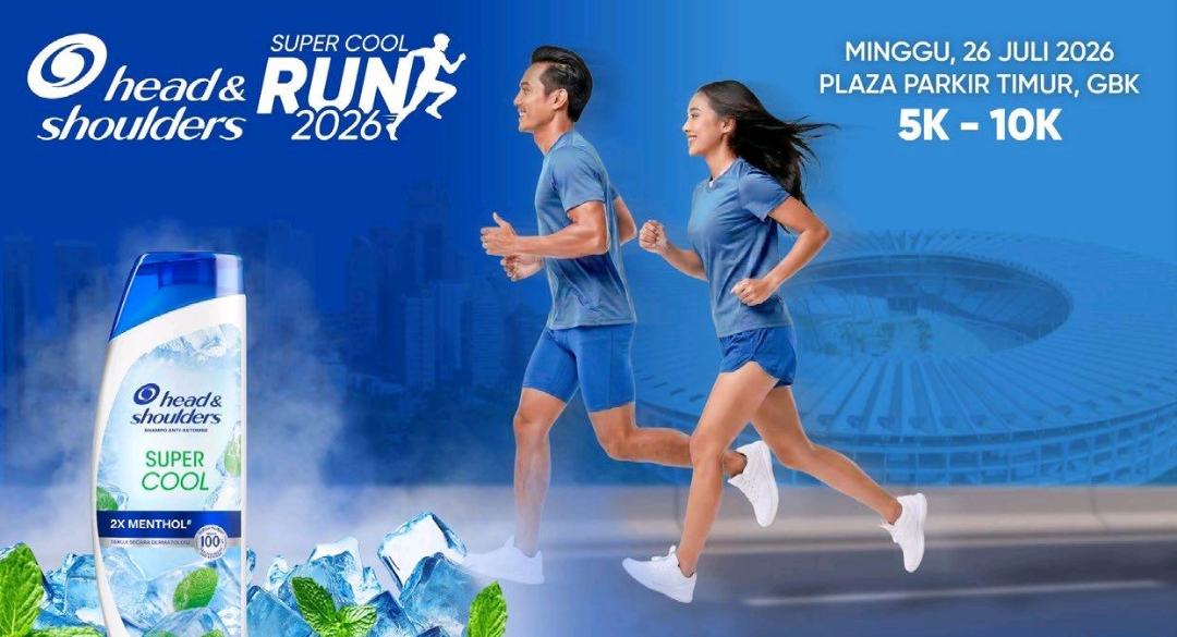 Head & Shoulders Gelar Super Cool Run 2026 di GBK, Target...