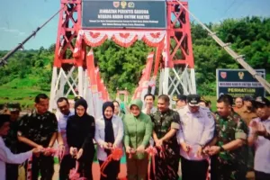 Jembatan Garuda Merah Putih Resmi Berdiri di Maros, Akses Warga Kini Lebih Aman dan Lancar