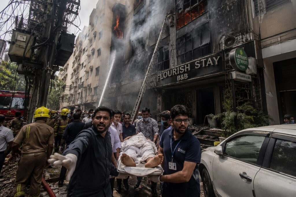 Kebakaran Hotel di New Delhi Tewaskan 21 Orang, Sebagian Besar Warga Asing