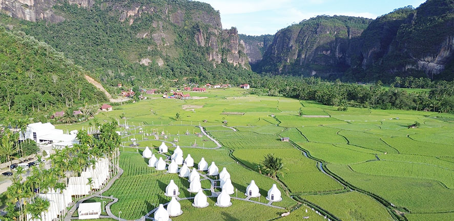 Lembah Harau, Bentang Alam ...