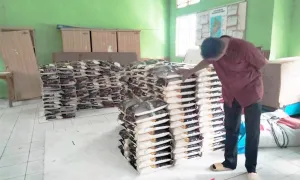 Bukan Cuma Beras, Ratusan Paket Ini Disiagakan di Gudang Logistik Aceh Barat Antisipasi Karhutla