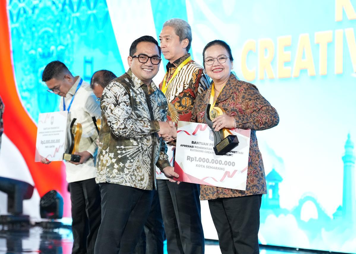 Kota Semarang Raih Penghargaan Nasional Creative Financin...
