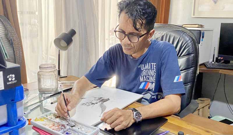 Komikus Asal Bantul Apriyadi Kusbiantoro dari Hobi Masa K...