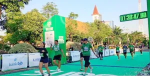 Ratusan Pelari Finis di Bawah 45 Menit di Ajang Perdana Suroboyo 10K