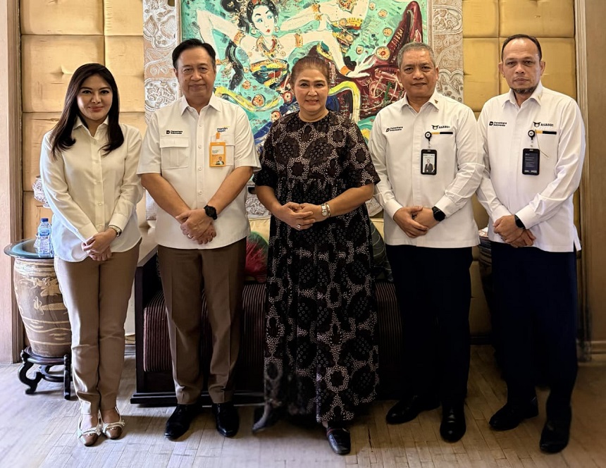 Bank Mandiri Taspen Serahkan Santunan kepada Ahli Waris Almarhum Jenderal TNI (Purn) Ryamizard Ryacudu.