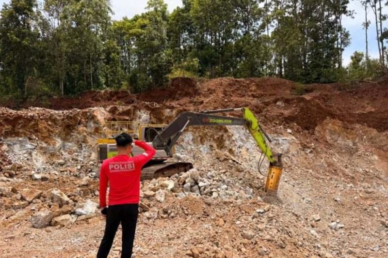 Polda Sultra Sita 3 Ekskavator dalam Penindakan Tambang I...