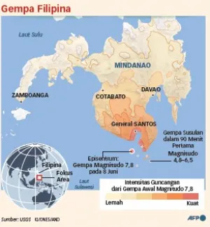 Gempa Dahsyat Filipina Picu...
