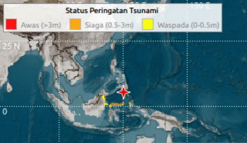 Ribuan Pengungsi Gempa di Kepulauan Sangihe Mulai Kembali...