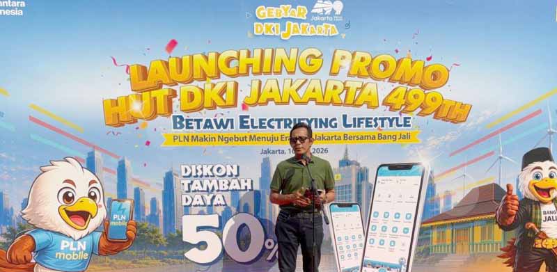 PLN UID Jakarta Jadikan Momen HUT DKI Promo Diskon 50% Ta...