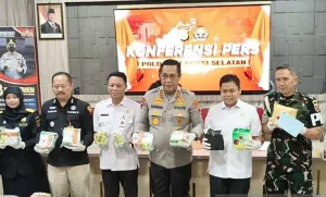 Polda Sulsel Musnahkan Sabu, Kokain dan Ekstasi Senilai Rp90 Miliar, Jaringan Internasional Terungkap