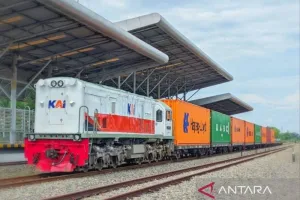 Distribusi Logistik Lewat Rel Melonjak, KAI Sumut Sukses Angkut Ribuan Ton Peti Kemas