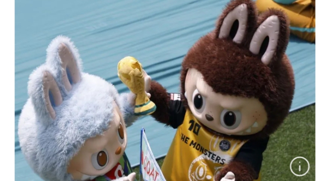 Kejutan di Pembukaan Piala Dunia 2026: Boneka Viral Labubu Sepanggung dengan Shakira, Ikut Turun ke Lapangan!