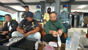 Tim Gabungan Kodaeral IV-Lanal TBK Gagalkan Penyelundupan Sabu dan Ekstasi dari Malaysia