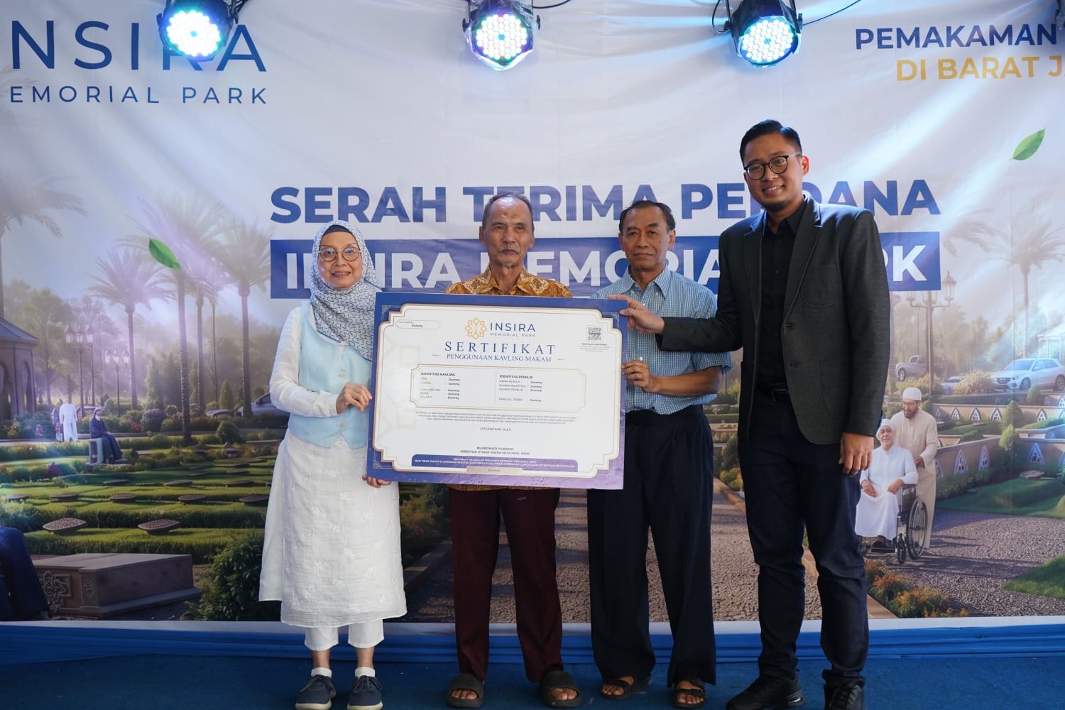 Layani Pemakaman Sesuai Syariat, Insira Memorial Park Lak...