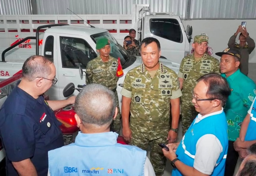 Wapang TNI Tinjau Koperasi Merah Putih di Tiga Daerah, Dorong Penguatan Ekonomi Masyarakat.