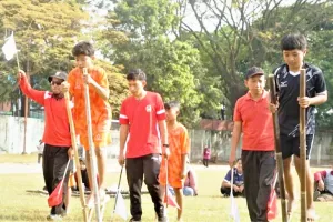 Siasat Jitu Wakil Bupati Magetan Selamatkan Anak-Anak dari Kecanduan Gawai Lewat Egrang