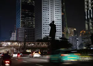 Aksi Pemadaman Lampu di Jak...