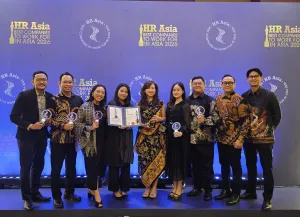 Strategi Pengembangan SDM Berbasis AI Diganjar Penghargaan Tempat Kerja Terbaik  
