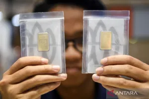 Harga Emas Antam pada Selasa Stabil di Angka Rp2,729 Juta/Gr