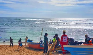 Korban Tenggelam di Pantai Drini Berhasil Dievakuasi
