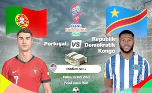 Susunan Pemain Portugal vs RD Kongo Piala Dunia 2026: Cristiano Ronaldo Turun Langsung