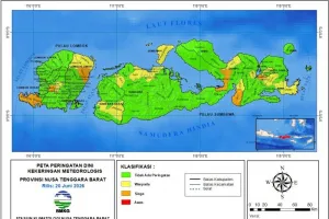 BMKG Tetapkan Sejumlah Wila...