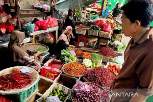 Harga Cabai Rawit Rp76.300/...