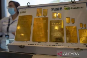 Harga Emas UBS, Antam, dan Galeri24 di Pegadaian pada Sabtu (20/6) Serempak Turun