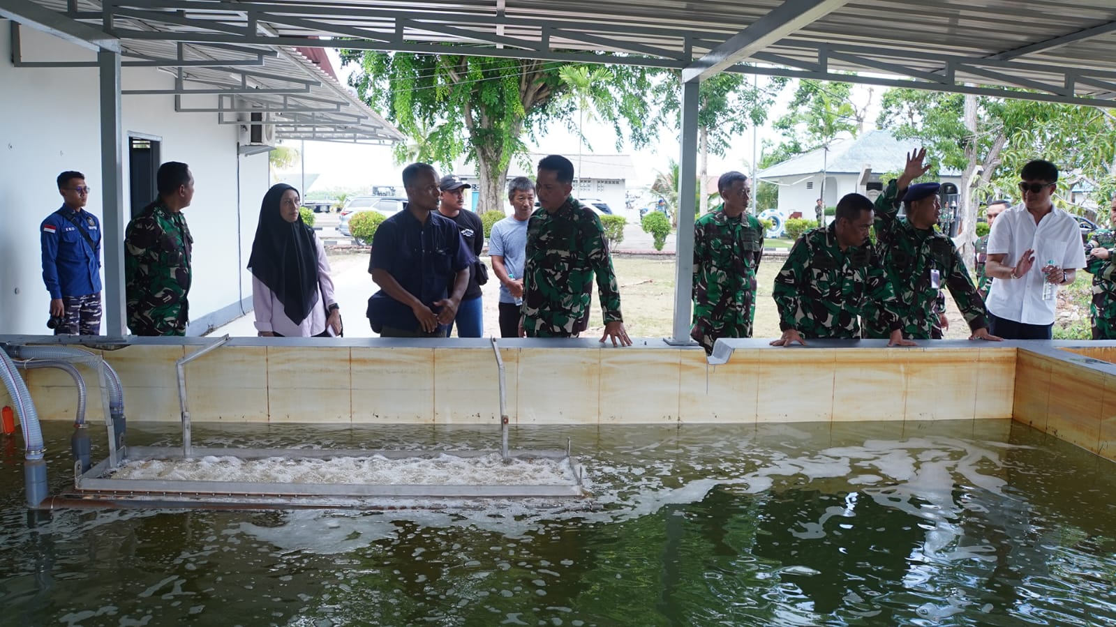 Mata Air Perbatasan Dukung Gelar Operasi Kapal Republik I...