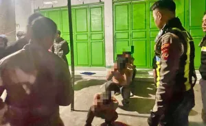 Polres Garut Amankan Kelompok Bermotor Bersenjata Dua Golok dan Benda Tumpil