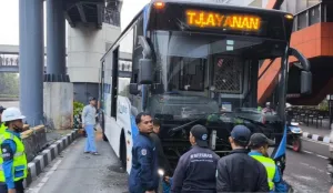 Kecelakaan Tunggal di Cikoko, Transjakarta Minta Maaf 