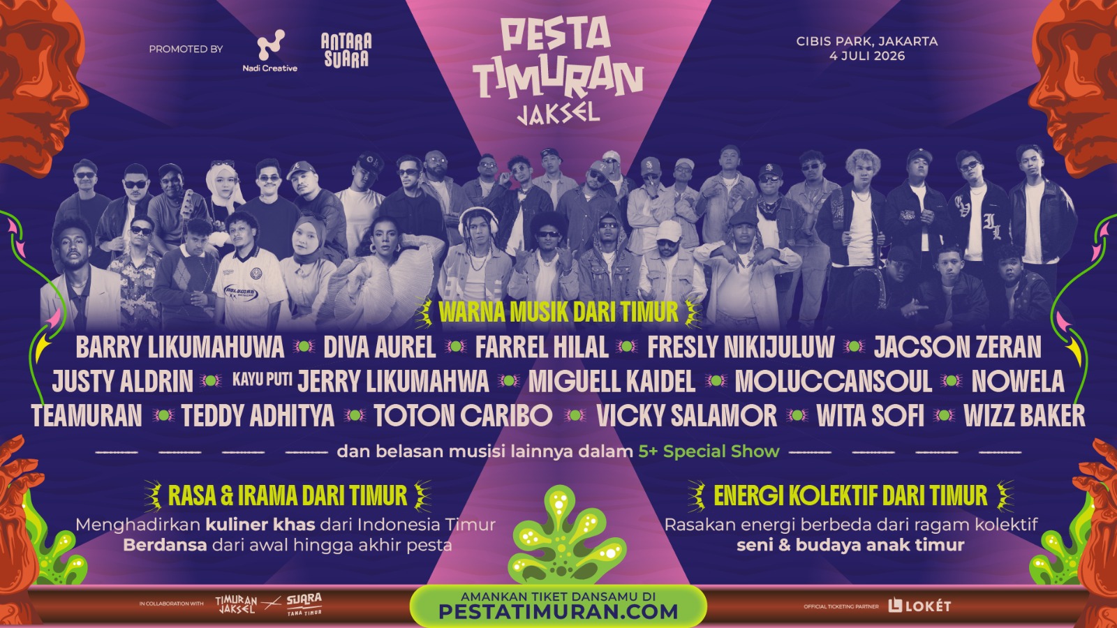 Pesta Timuran Jaksel 2026: Jadwal Festival, Lokasi CIBIS ...
