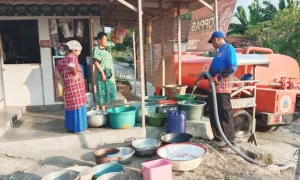 Tiga Provinsi Distribusi Air ke Warga Terdampak Kemarau