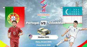 Daftar Susunan Pemain Portugal vs Uzbekistan: Ronaldo, Felix, dan Neto starter