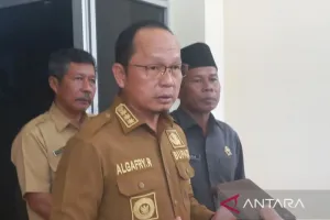 Pemerintah Kabupaten Bangka Tengah Mitigasi Titik Rawan Banjir di Sungaiselan