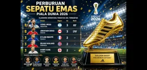 Sepatu Emas Piala Dunia 202...