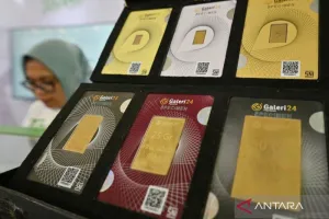Harga Emas UBS, Antam, dan Galeri24 di Pegadaian Serempak Turun pada Rabu Ini