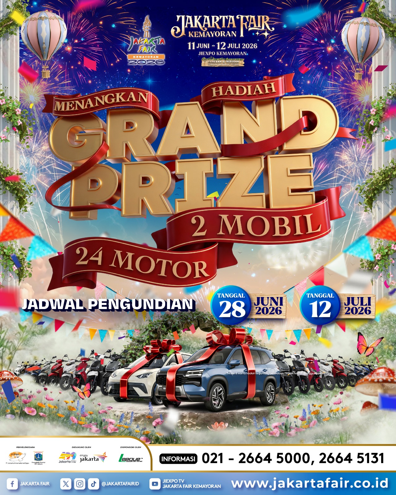Jakarta Fair 2026 Tebar Hadiah Undian Fantastis: 2 Unit M...